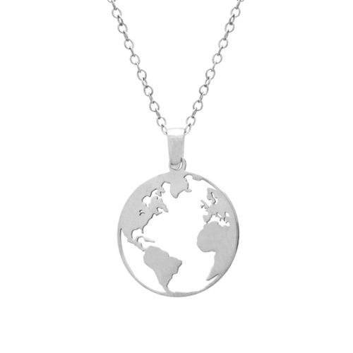 Collar de plata Planet