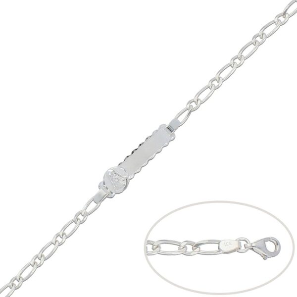 Pulsera plata 925mm v. Rocio - 14.50 cm