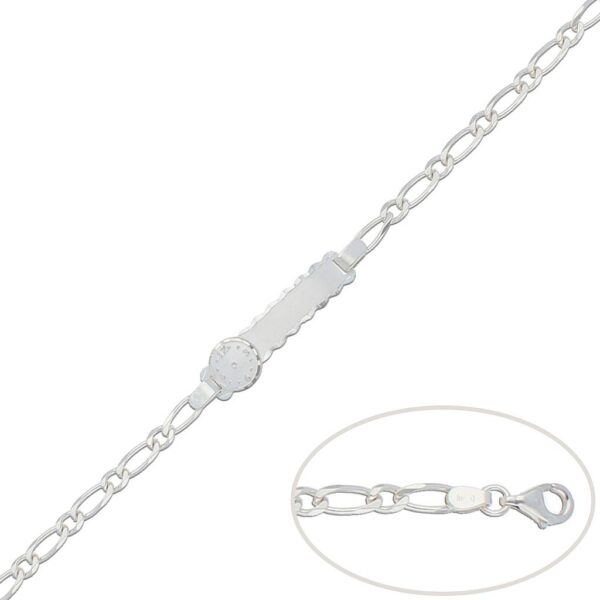 Pulsera plata 925mm reloj - 17.50cm