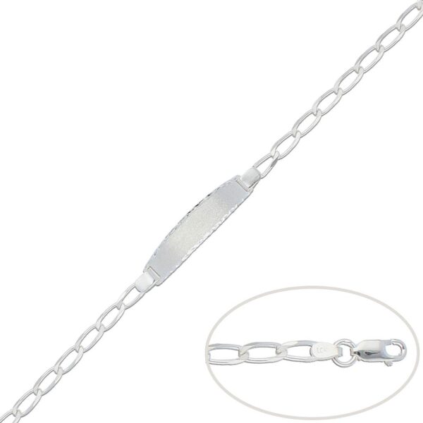 Pulsera bilbao plata 925mm - 4mm