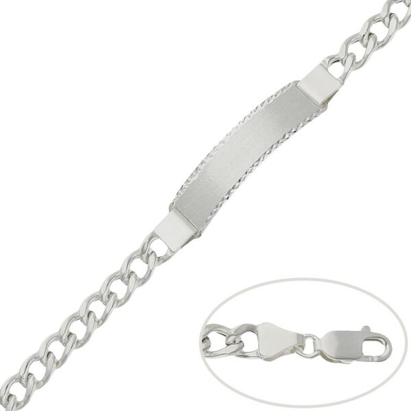 Pulsera plata 925mm barbada - 7mm