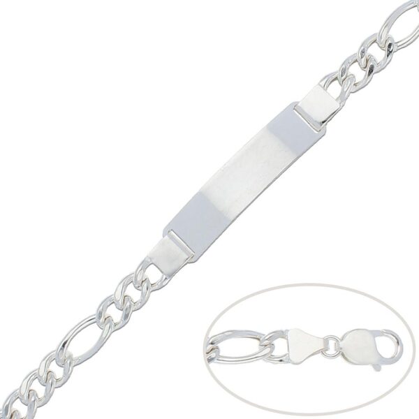 Pulsera 3x1 plata 925mm - 8mm
