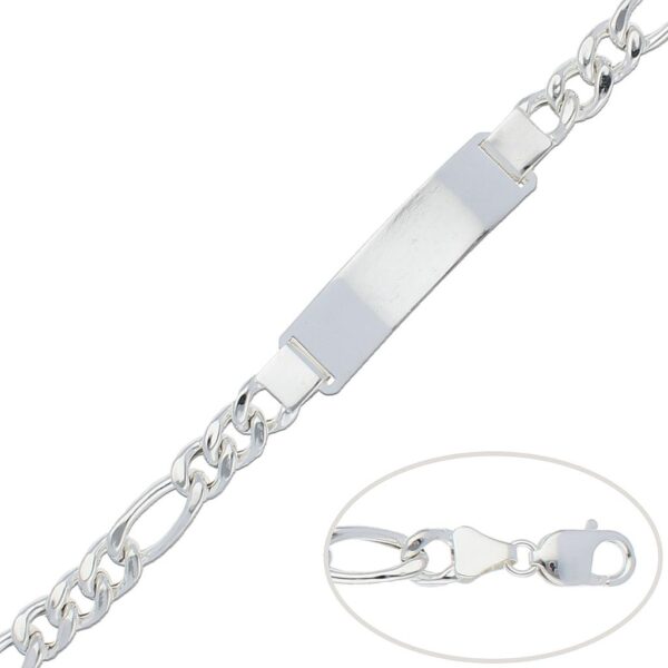 Pulsera 3x1 plata 925mm - 8.50mm
