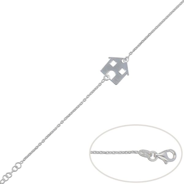 Pulsera plata 925mm tu casa