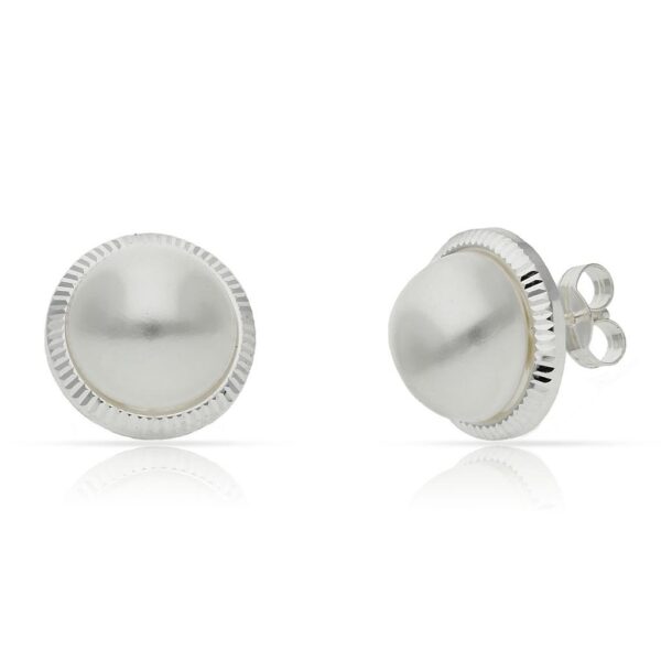 Pendientes plata 925mm perlas - 12.50mm