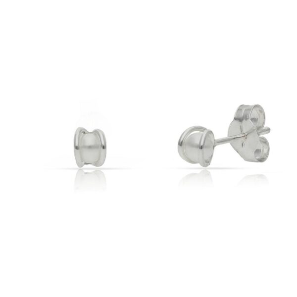 Pendientes plata 925mm perlas - 3.50mm