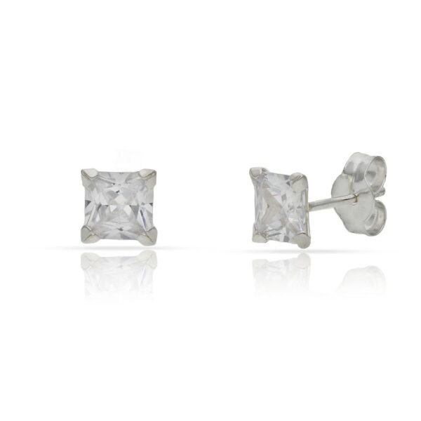 Pendiente plata 925mm cuadrado - 5x5mm