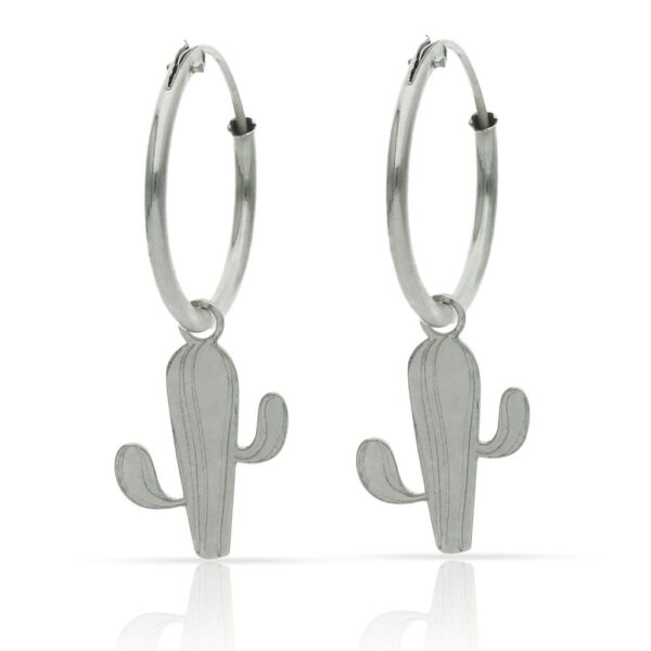Aros plata 925mm cactus - 12mm