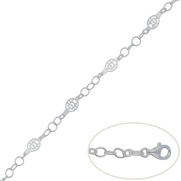 Pulsera plata 925mm