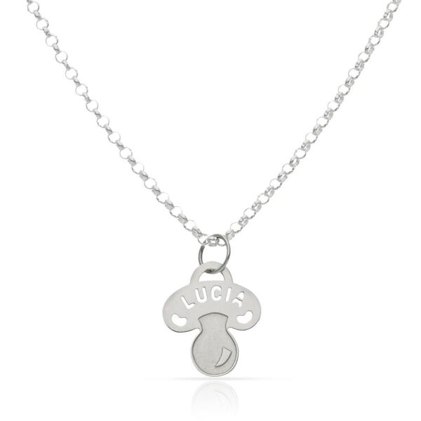 Gargantilla plata 925mm chupete nombre