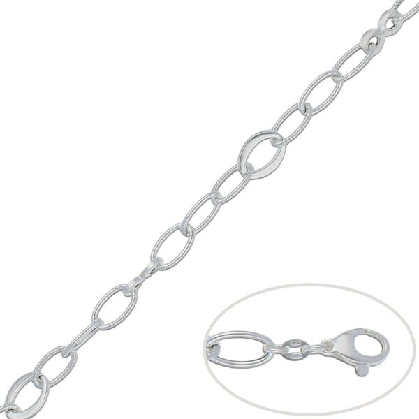 Pulsera plata 925mm infinitos
