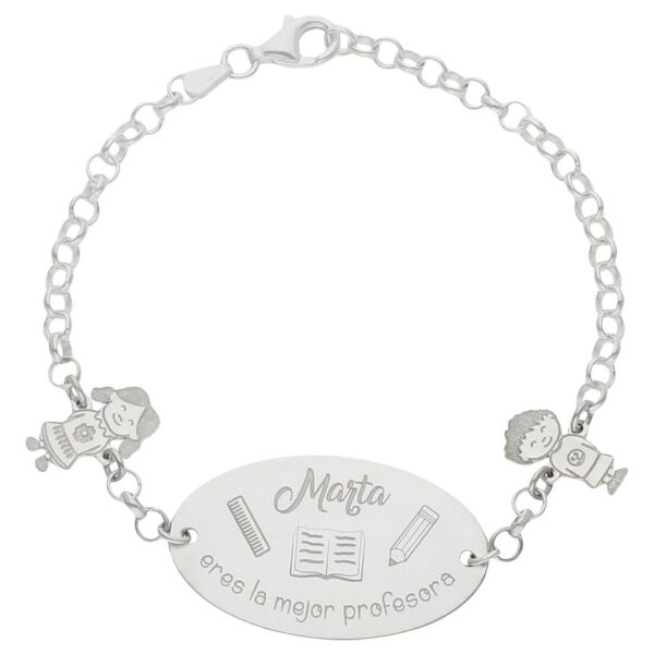 Pulsera plata 925mm mejor profe