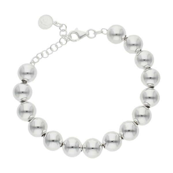 Pulsera plata 925mm bolas - 10mm