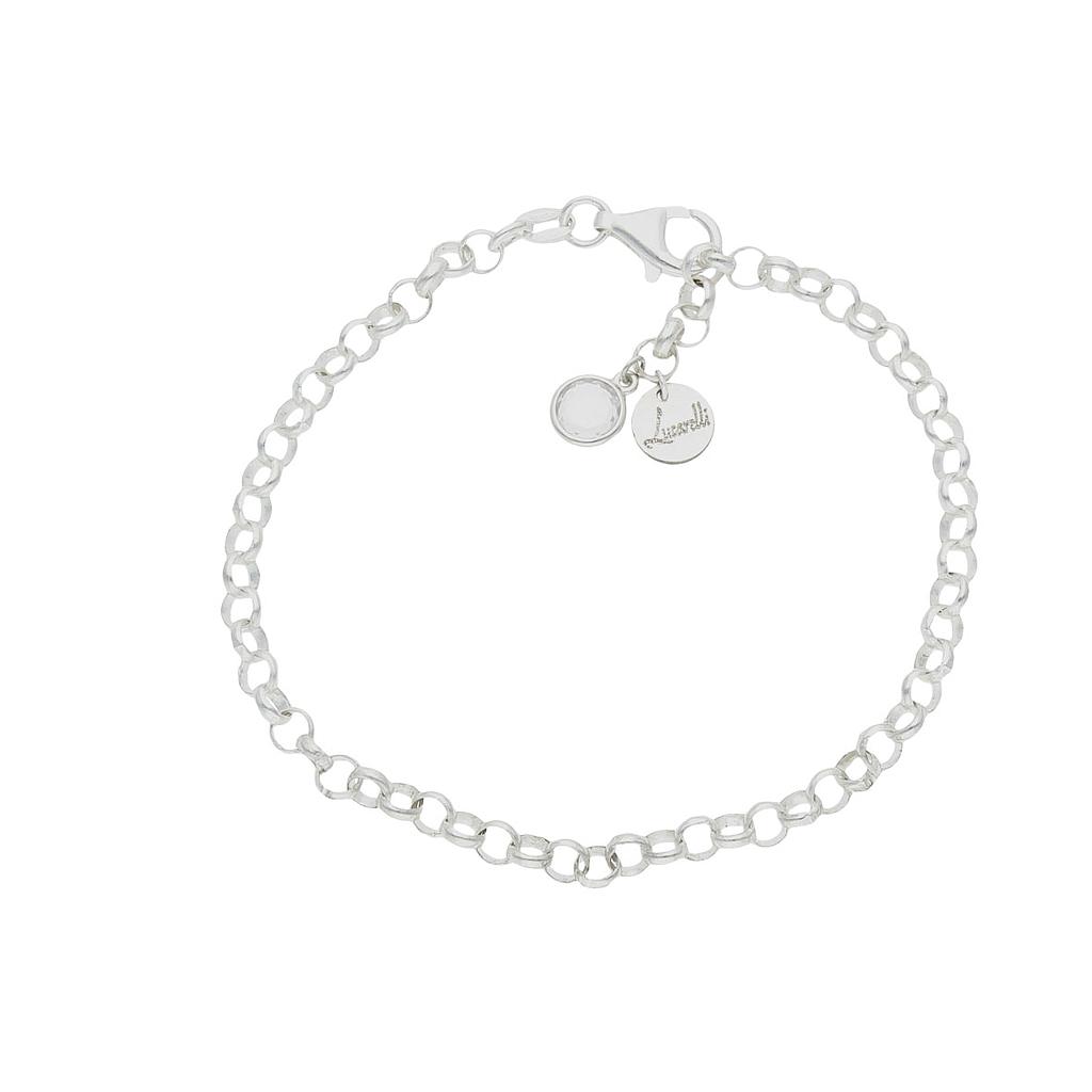 Pulsera mi historia plata 925mm - circonita