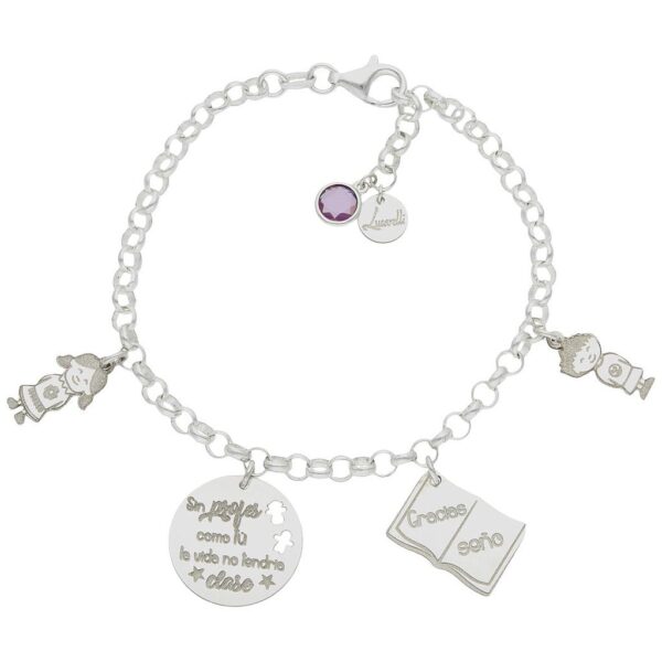 Pulsera mi historia plata 925mm mi profe