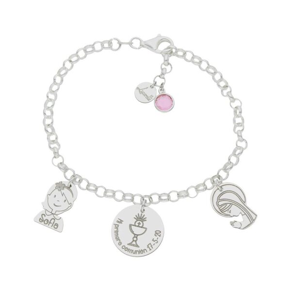 Pulsera mi historia plata 925mm comunion