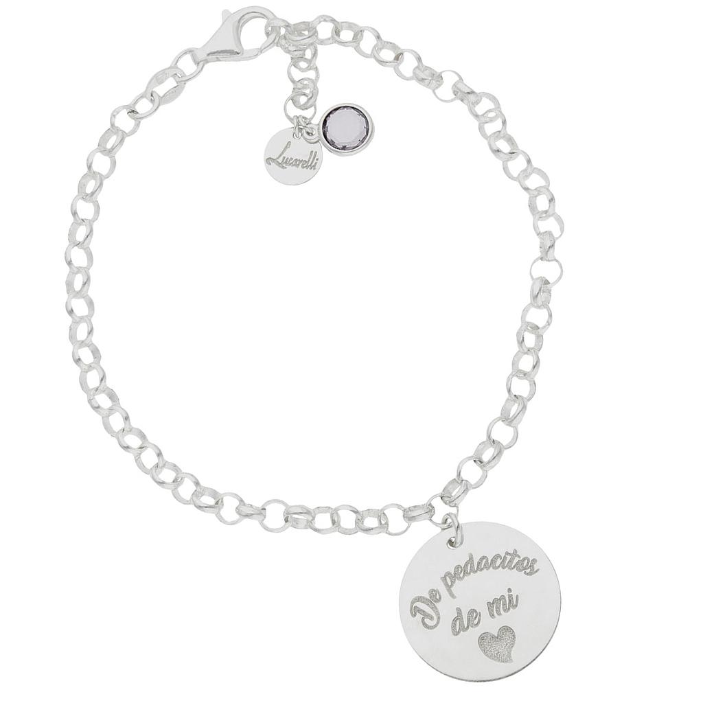 Pulsera mi historia pedacitos plata 925mm