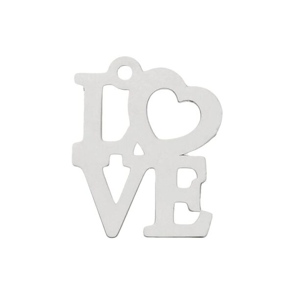 Mi historia - abalorio plata 925mm love