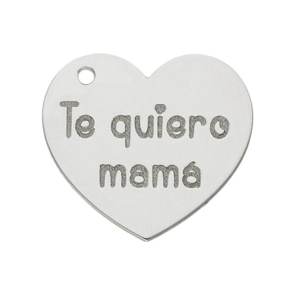 Mi historia - abalorio plata 925mm corazon