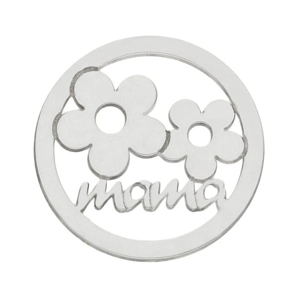 Mi historia - abalorio plata 925mm mama flores