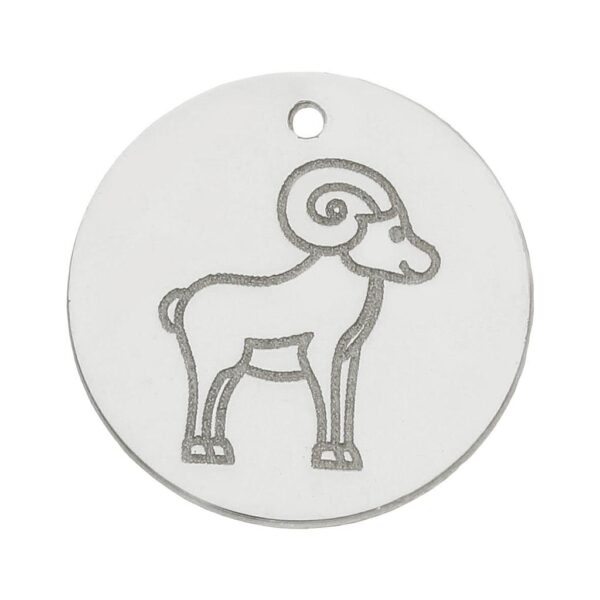 Mi historia - abalorio plata 925mm horoscopo aries