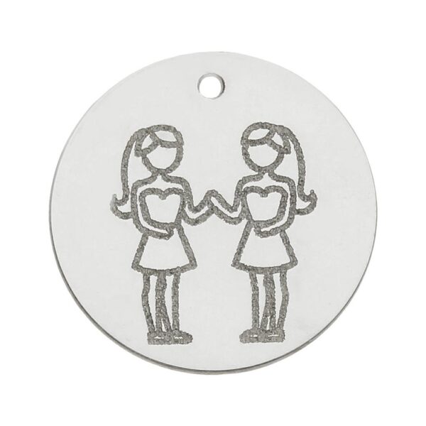 Mi historia - abalorio plata 925mm horoscopo geminis
