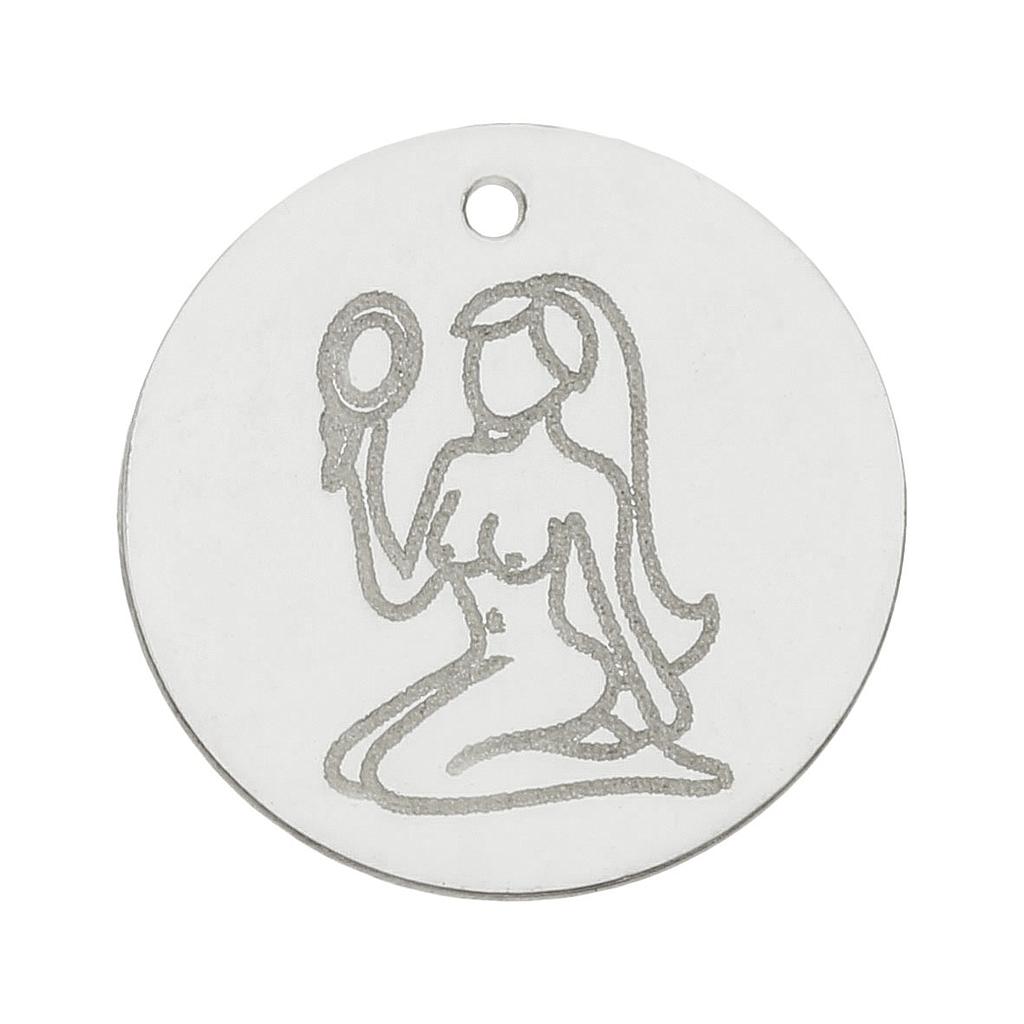 Mi historia - abalorio plata 925mm horoscopo virgo