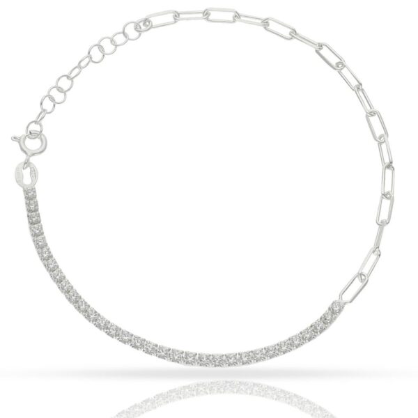 Pulsera plata 925mm circonitas