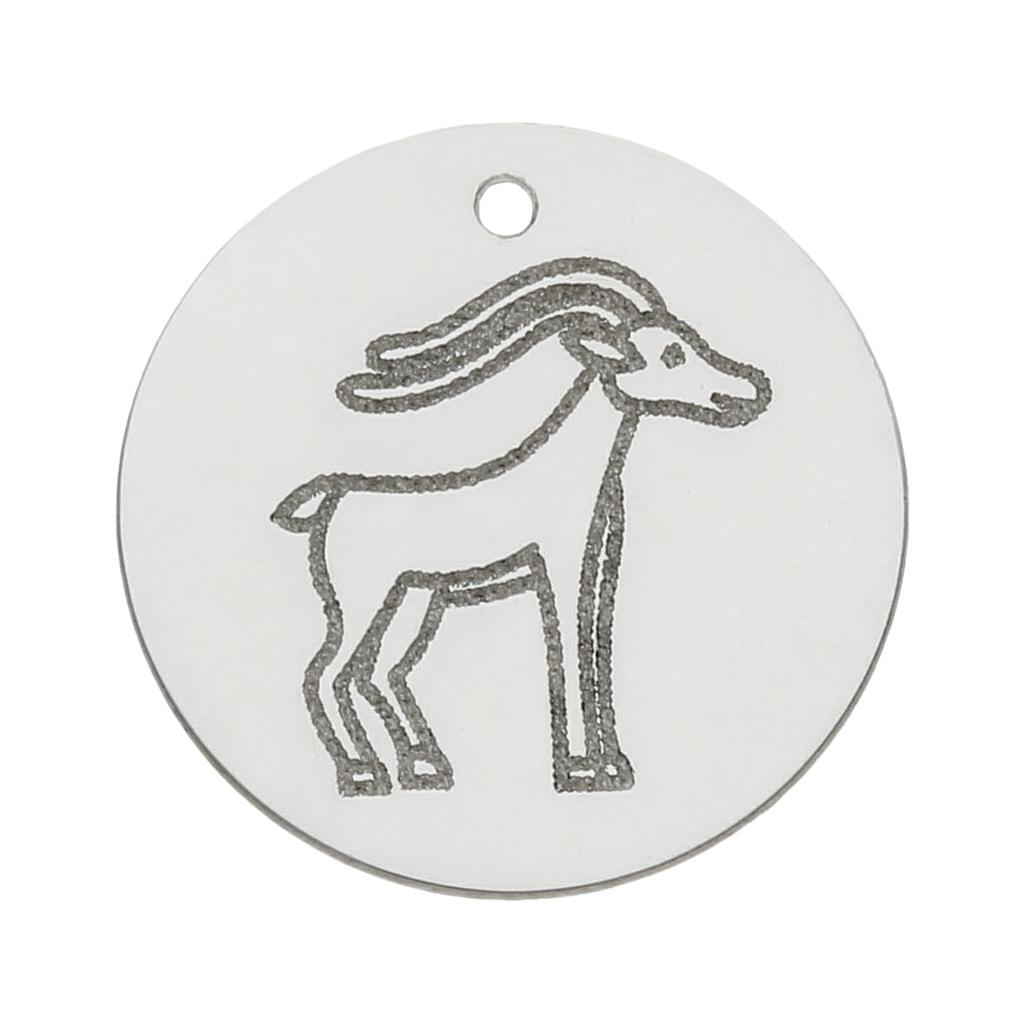Mi historia - abalorio plata 925mm horoscopo capricornio