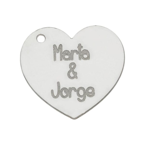 Mi historia - abalorio plata 925mm corazon