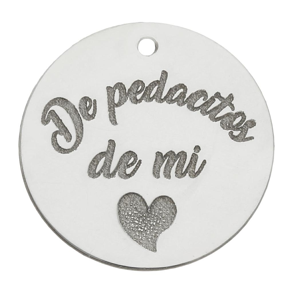 Mi historia - abalorio plata 925mm pedacitos