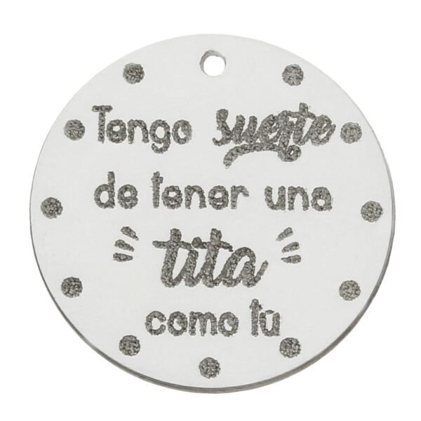 Mi historia - abalorio plata 925mm tita