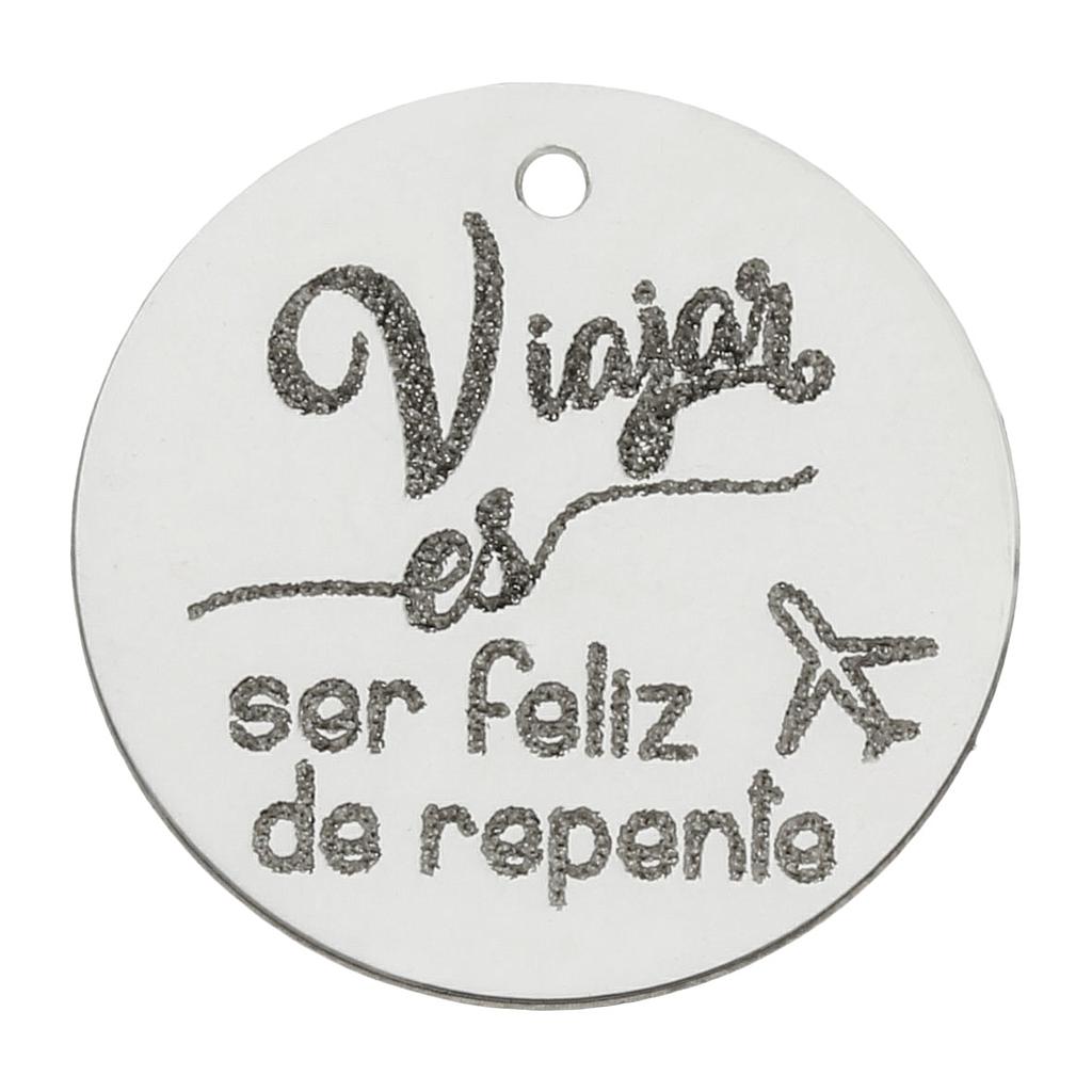 Mi historia - abalorio plata 925mm viajar