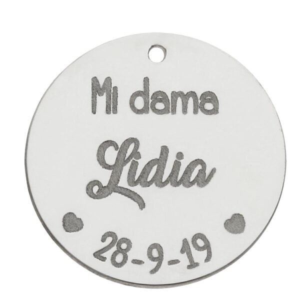 Mi historia - abalorio plata 925mm dama honor