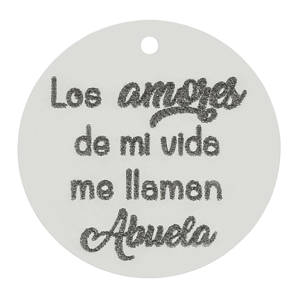 Mi historia - abalorio plata 925mm amores