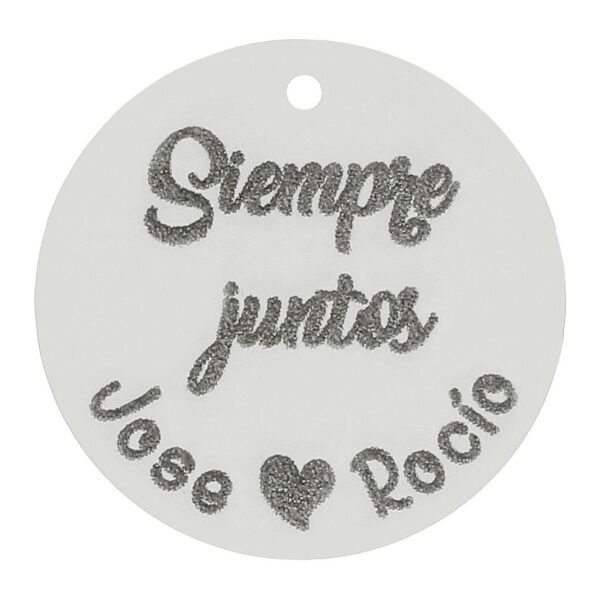 Mi historia - abalorio plata 925mm siempre juntos