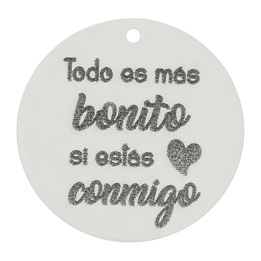 Mi historia - abalorio plata 925mm bonito