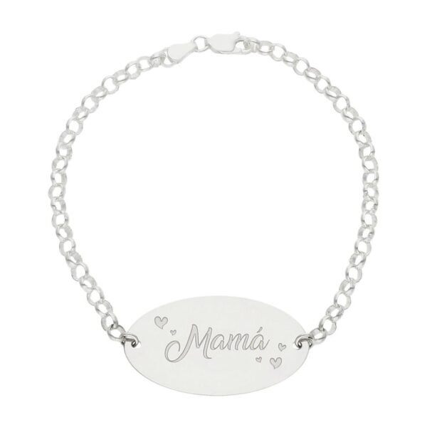 Pulsera plata 925mm mama