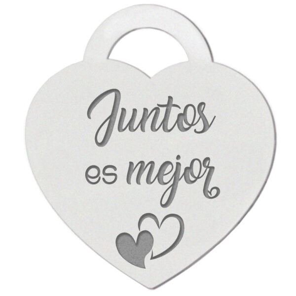 Mi historia - abalorio plata 925mm juntos