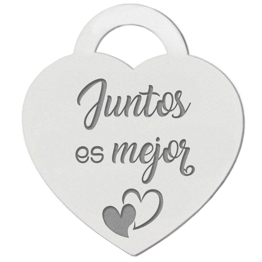 Mi historia - abalorio plata 925mm juntos