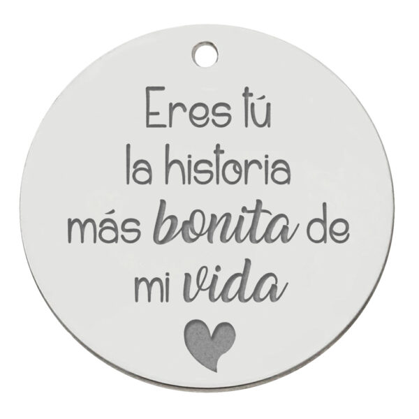 Mi historia - abalorio plata 925mm historia mas bonita