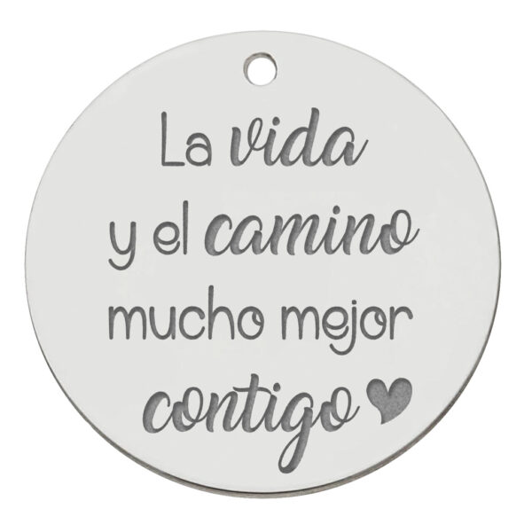 Mi historia - abalorio plata 925mm camino