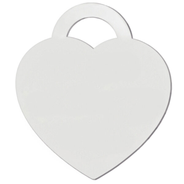 Mi historia - abalorio plata 925mm chapa corazon lisa