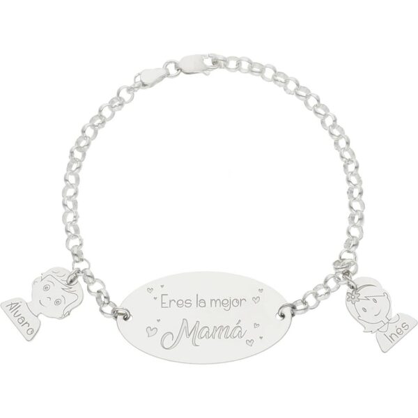 Pulsera plata 925mm mejor mama
