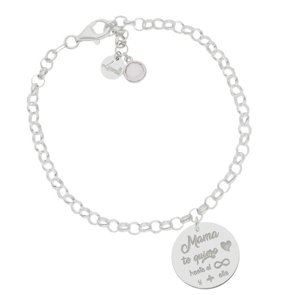 Pulsera mi historia plata 925mm infinito