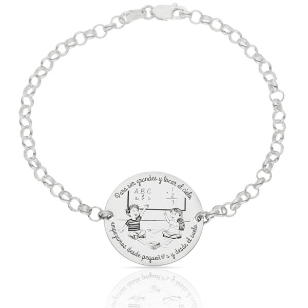 Pulsera plata 925mm crecer - 25mm