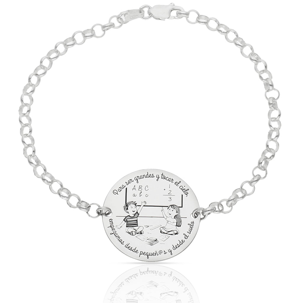 Pulsera plata 925mm crecer - 25mm