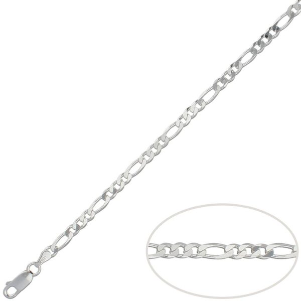 Cadena plata 925m 3x1 - 3.70mm