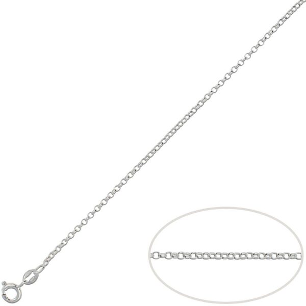 Cadena plata 925m rolot - 2mm