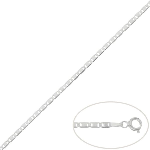 Cadena plata 925mm italiana - 3.50mm
